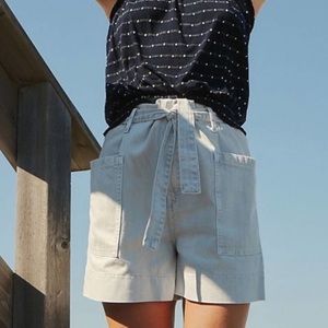 Anthropologie Pilcro Letterpress High Rise Shorts
